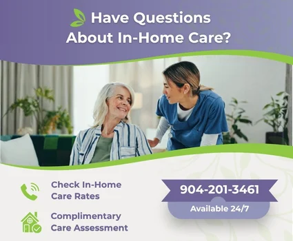 have questions about in home care? call 904-201-3461